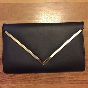 Aldo black clutch